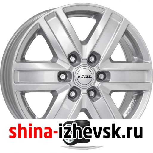 Колесный диск Rial Transporter 6 7xR17 6×114.3 ET22 DIA66.1 серебристый в Ижевске
